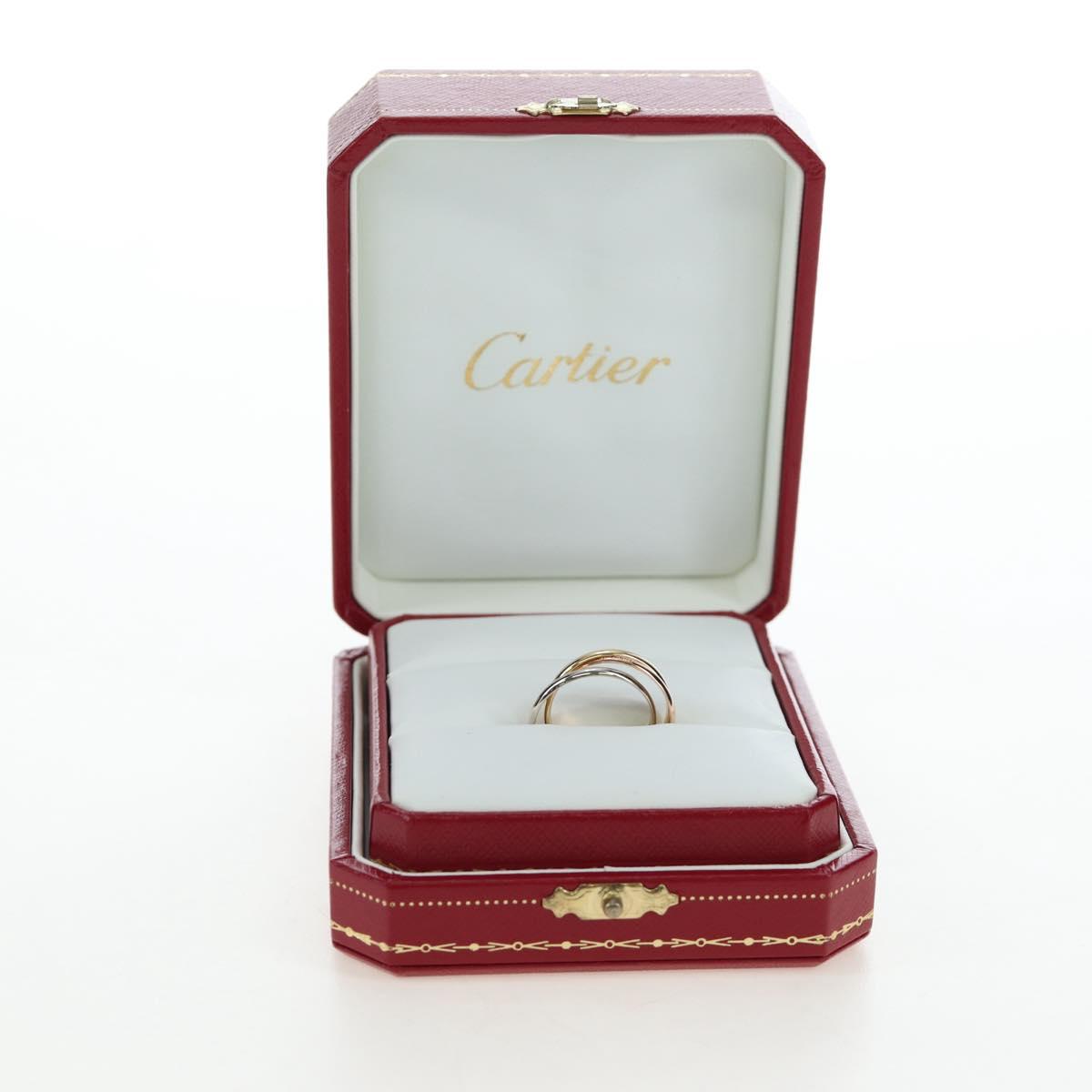 CARTIER Trinity Ring 18K Gold 750 Gold Auth am12233SM