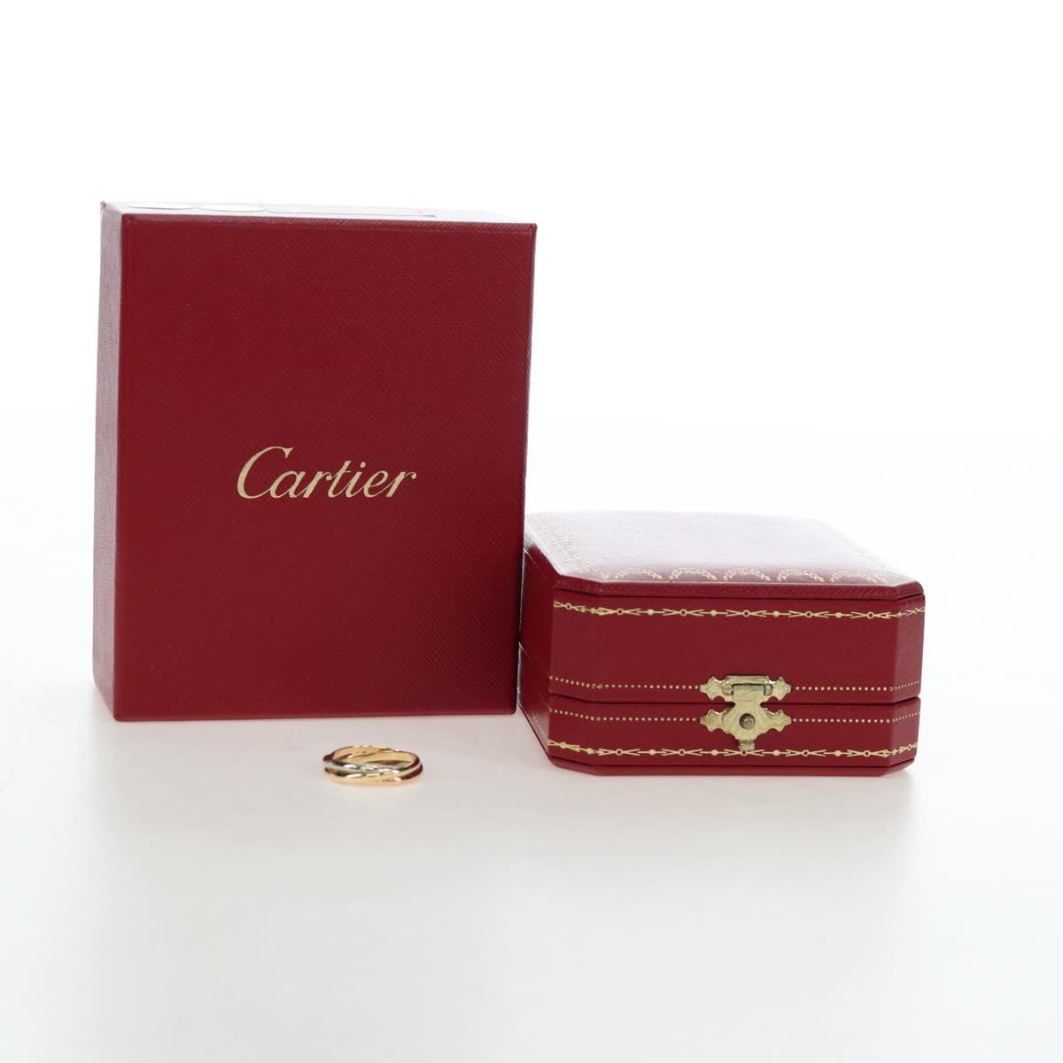 CARTIER Trinity Ring 18K Gold 750 Gold Auth am12233SM