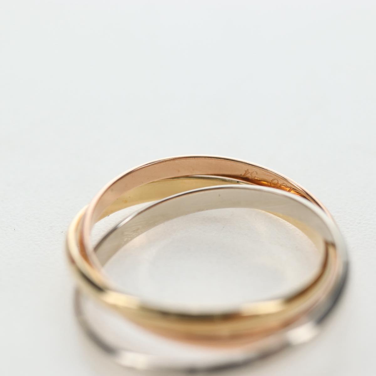 CARTIER Trinity Ring 18K Gold 750 Gold Auth am12233SM