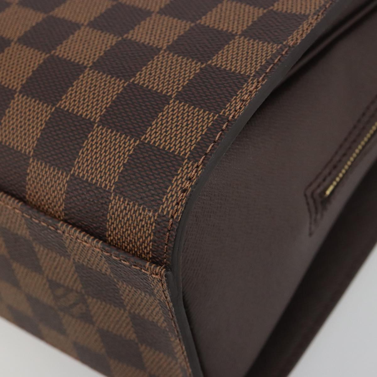 LOUIS VUITTON Damier Ebene Triana Hand Bag N51155 LV Auth am12239SAV