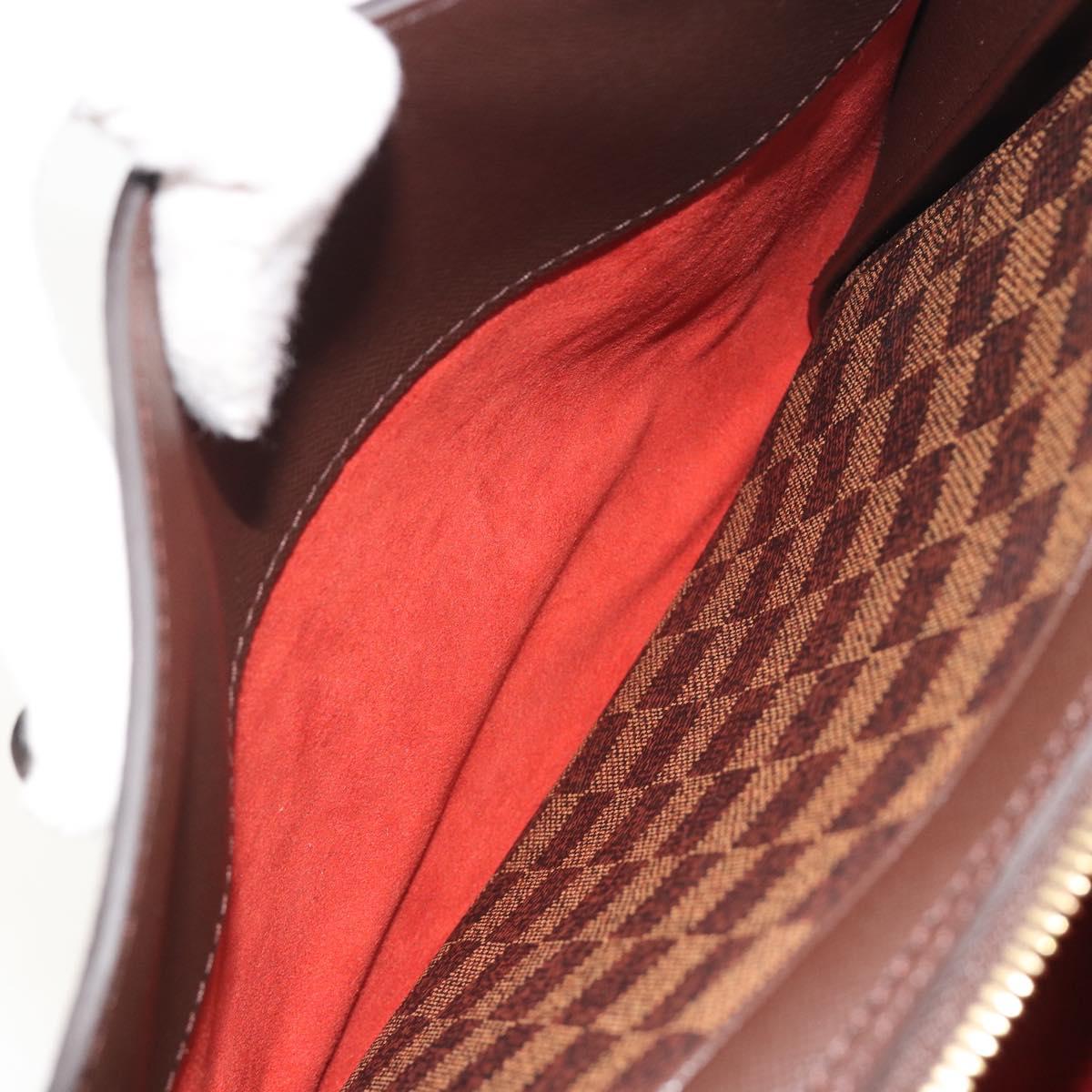LOUIS VUITTON Damier Ebene Triana Hand Bag N51155 LV Auth am12239SAV