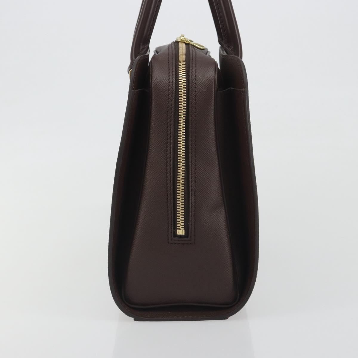 LOUIS VUITTON Damier Ebene Triana Hand Bag N51155 LV Auth am12239SAV
