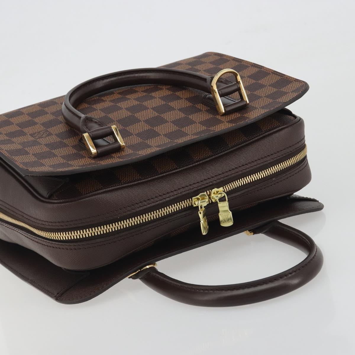 LOUIS VUITTON Damier Ebene Triana Hand Bag N51155 LV Auth am12239SAV