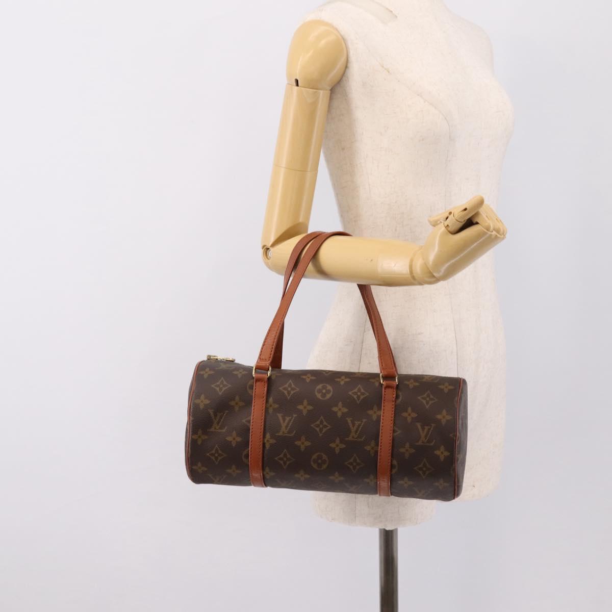 LOUIS VUITTON Monogram Papillon 30 Hand Bag M51385 LV Auth am12247A