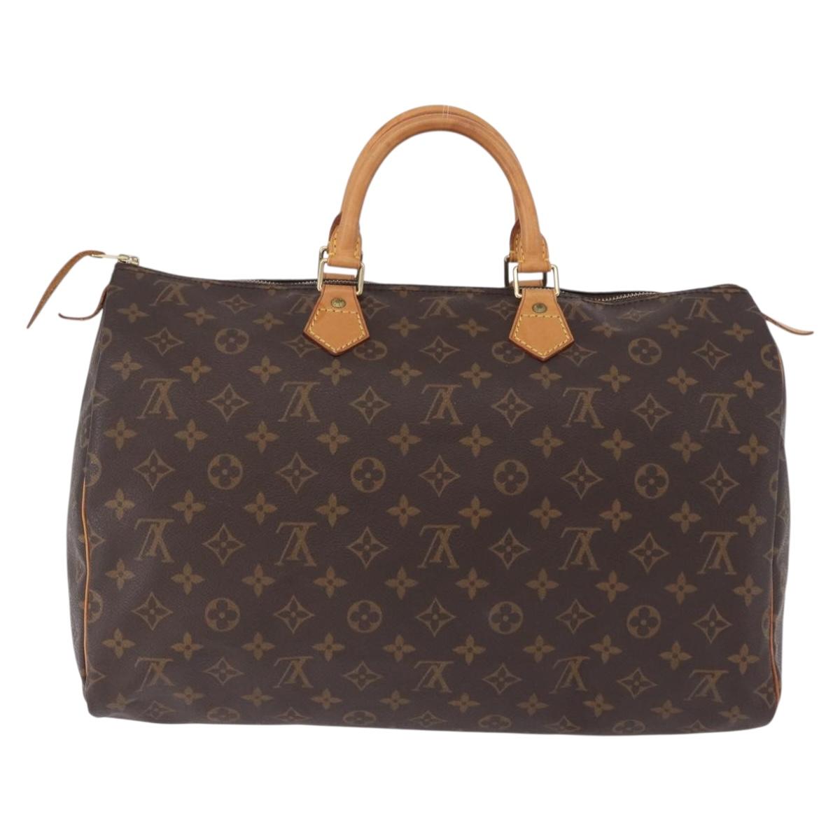 LOUIS VUITTON Monogram Speedy 40 Hand Bag M41522 LV Auth am12248V