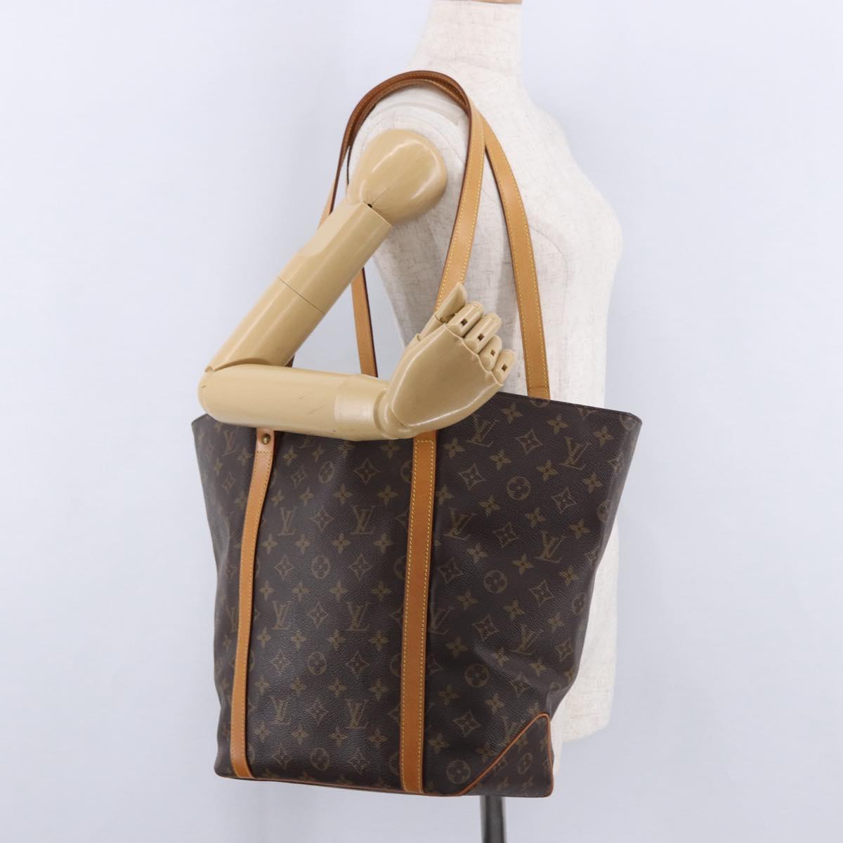 LOUIS VUITTON Monogram Sac Shopping Tote Bag M51108 LV Auth am12251V