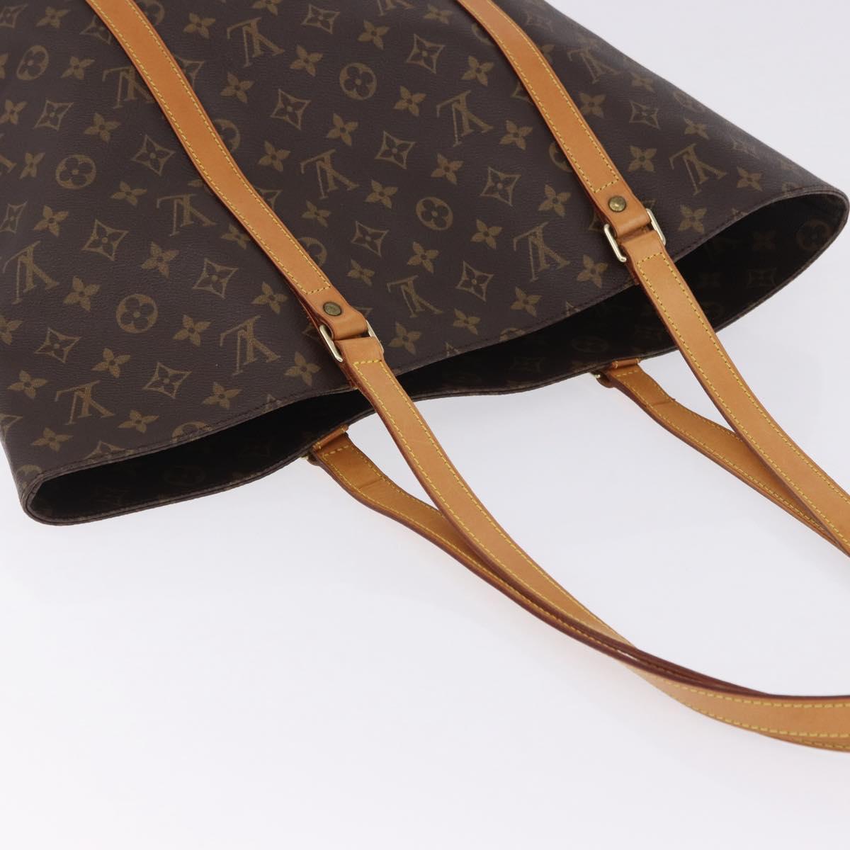LOUIS VUITTON Monogram Sac Shopping Tote Bag M51108 LV Auth am12251V
