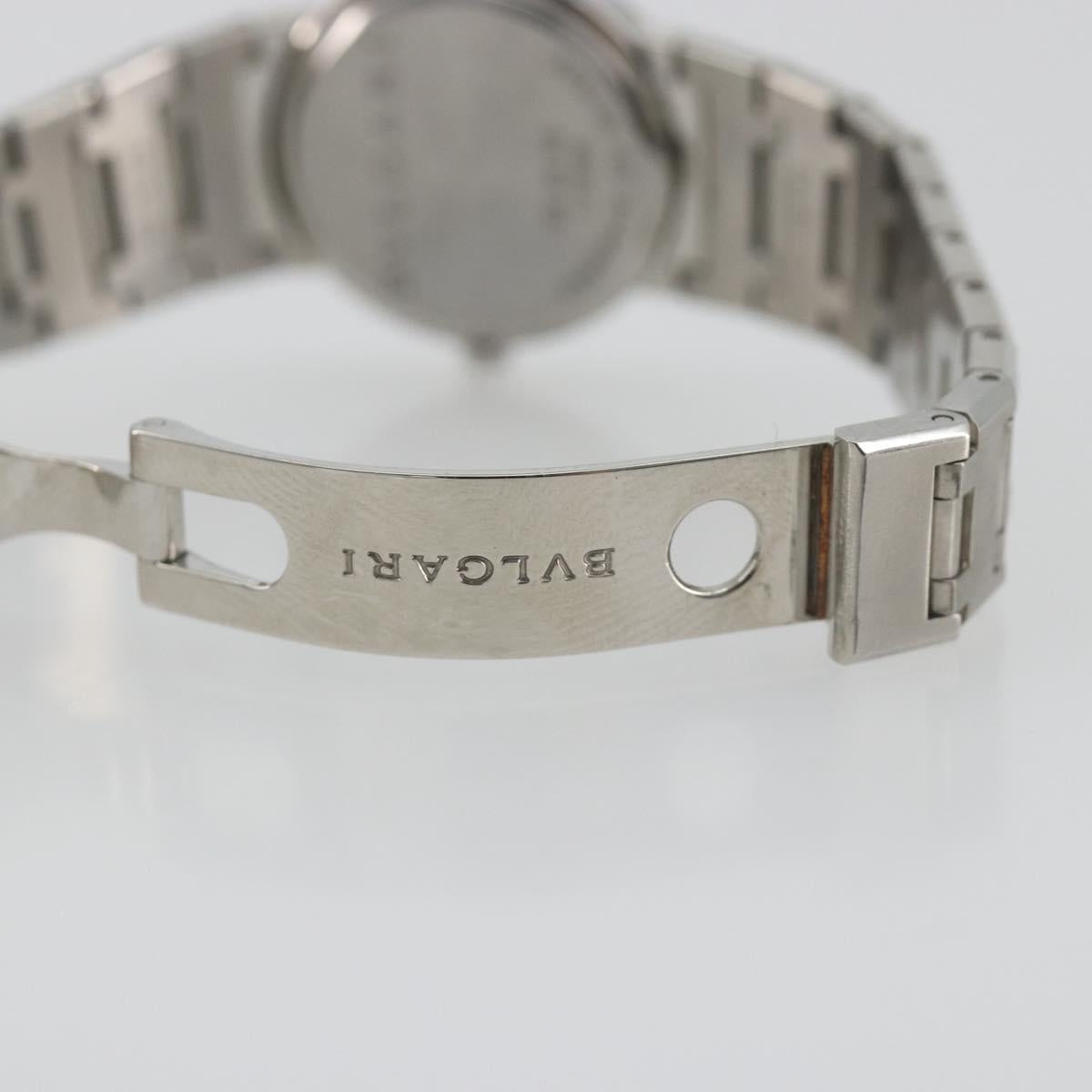 BVLGARI Watches Stainless Steel Silver Black Auth am12261SAM
