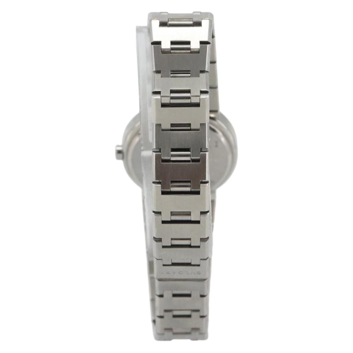 BVLGARI Watches Stainless Steel Silver Black Auth am12261SAM