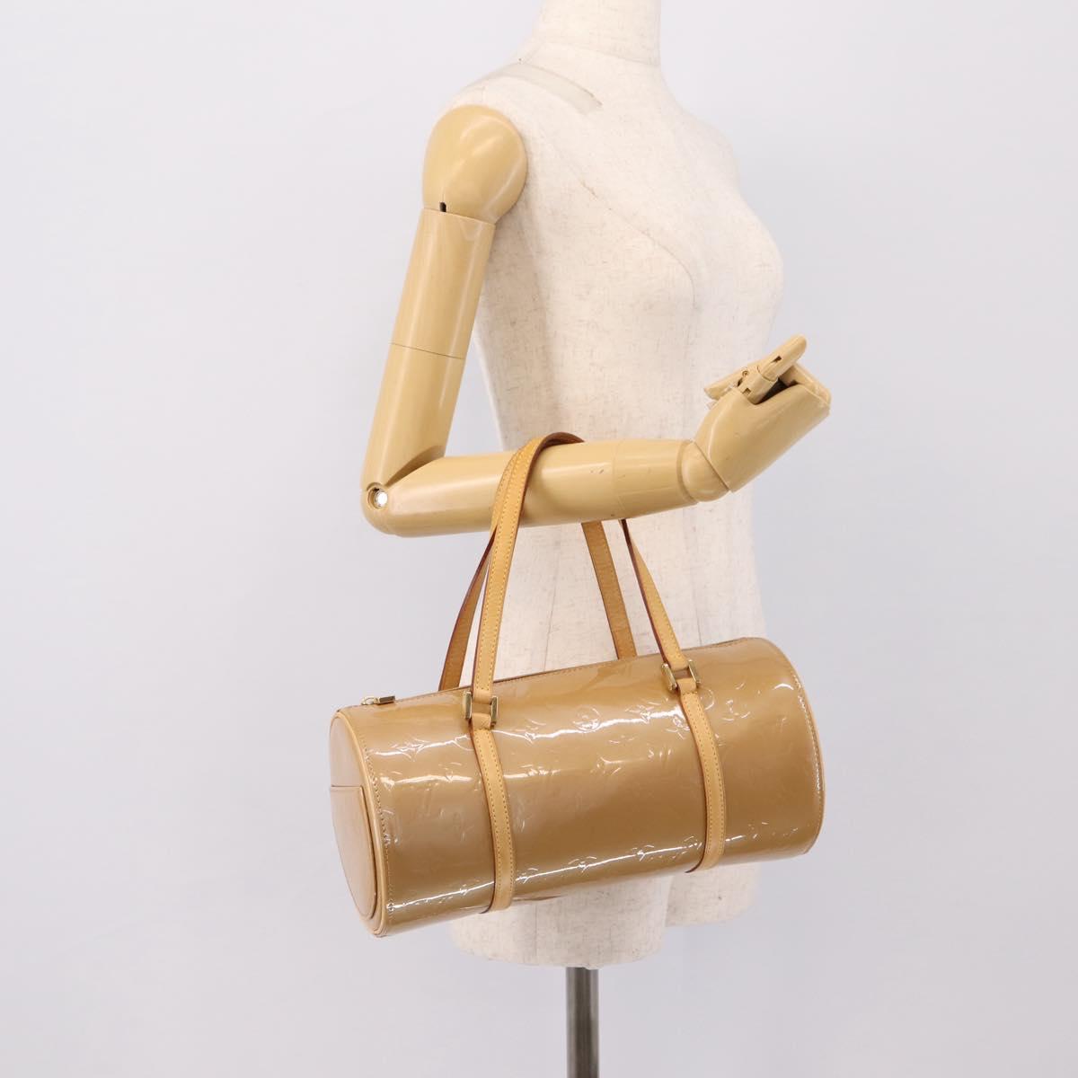 LOUIS VUITTON Monogram Vernis Bedford Hand Bag Noisette M91329 LV Auth am12276V