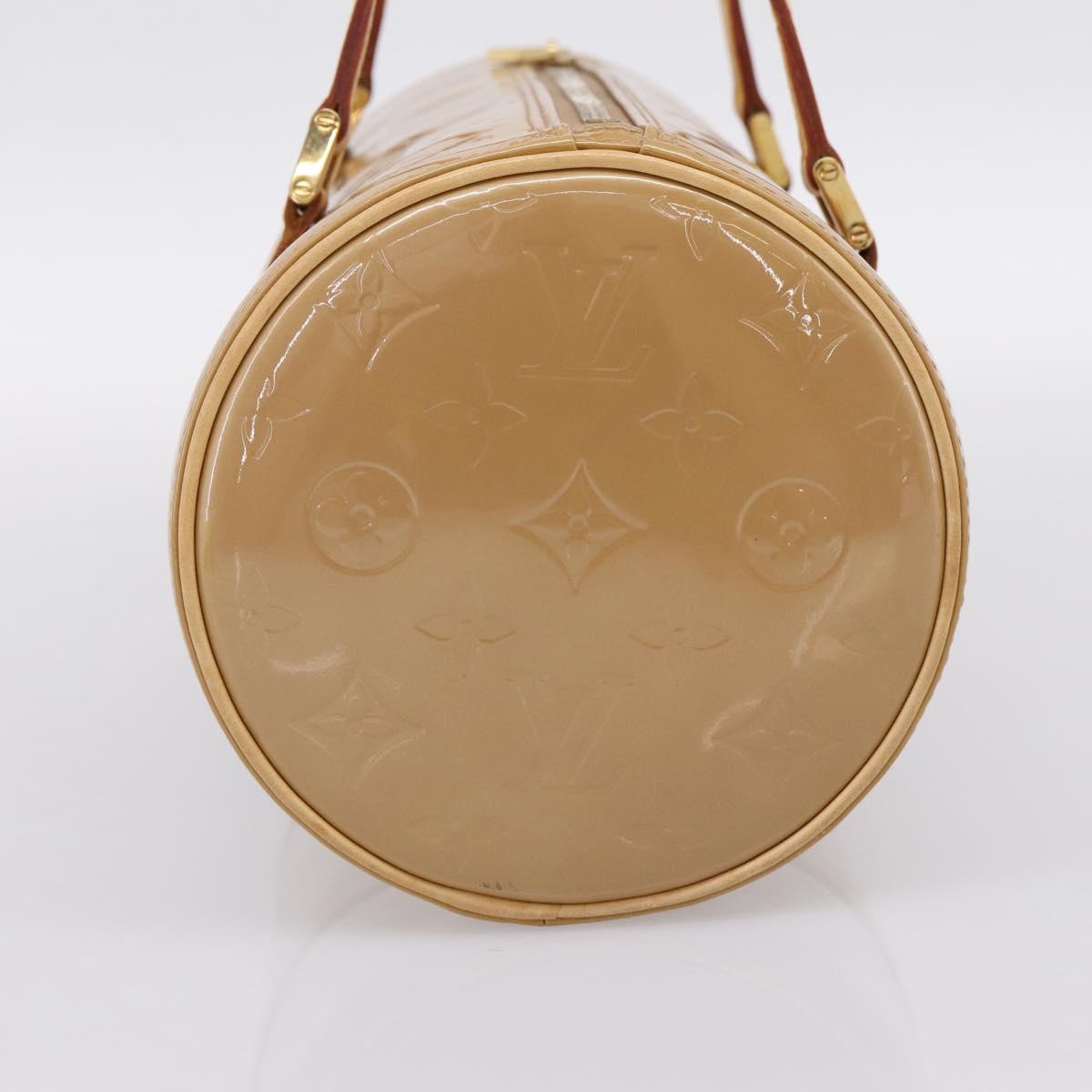 LOUIS VUITTON Monogram Vernis Bedford Hand Bag Noisette M91329 LV Auth am12276V