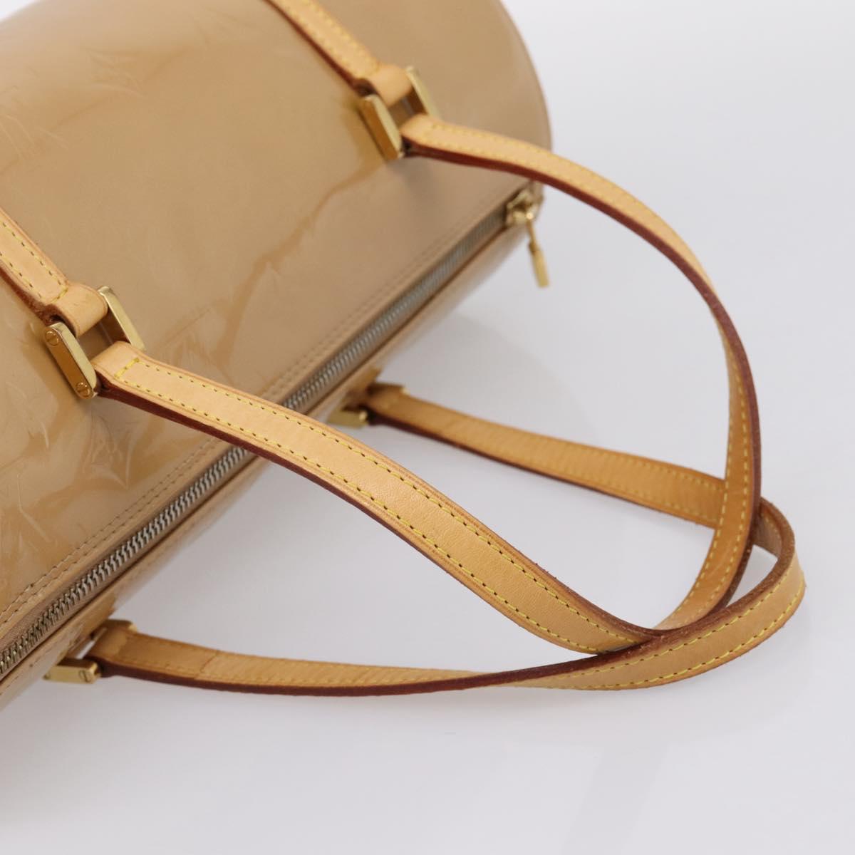 LOUIS VUITTON Monogram Vernis Bedford Hand Bag Noisette M91329 LV Auth am12276V