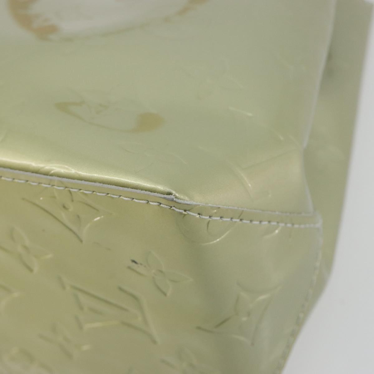 LOUIS VUITTON Monogram Vernis Reade PM Hand Bag Gris M91145 LV Auth am12277V