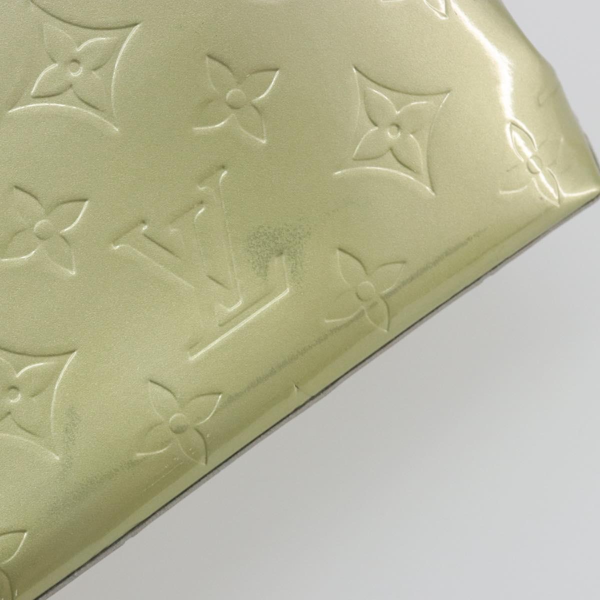 LOUIS VUITTON Monogram Vernis Reade PM Hand Bag Gris M91145 LV Auth am12277V