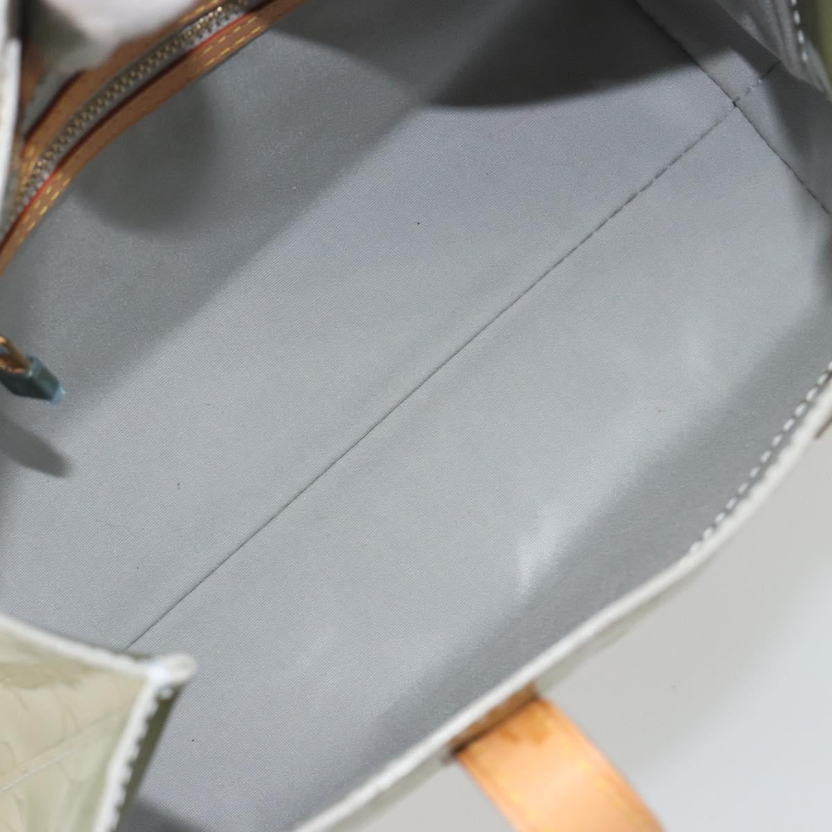 LOUIS VUITTON Monogram Vernis Reade PM Hand Bag Gris M91145 LV Auth am12277V