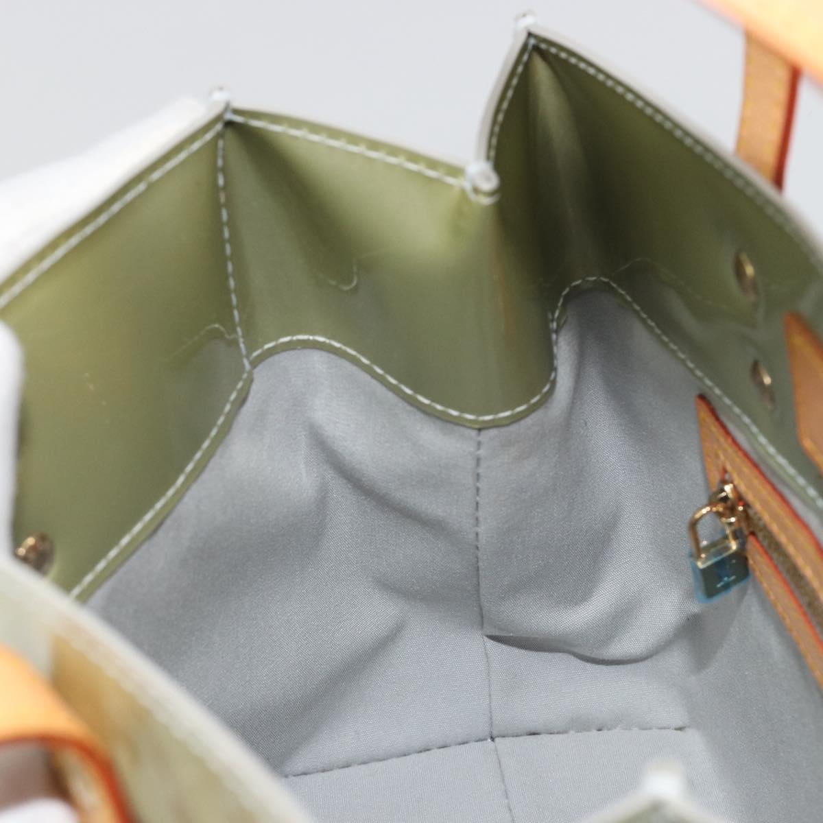 LOUIS VUITTON Monogram Vernis Reade PM Hand Bag Gris M91145 LV Auth am12277V