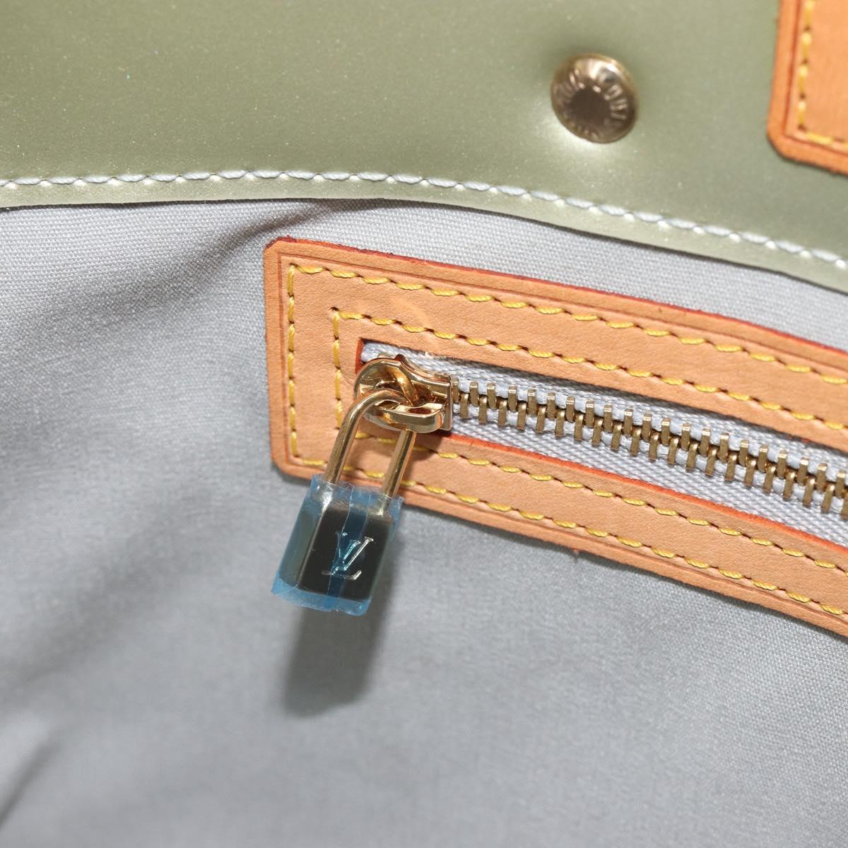 LOUIS VUITTON Monogram Vernis Reade PM Hand Bag Gris M91145 LV Auth am12277V
