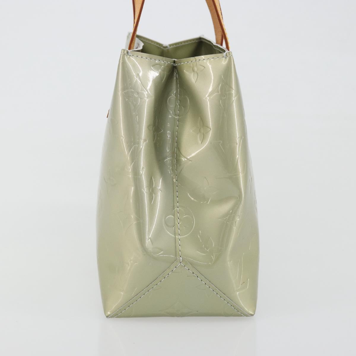 LOUIS VUITTON Monogram Vernis Reade PM Hand Bag Gris M91145 LV Auth am12277V