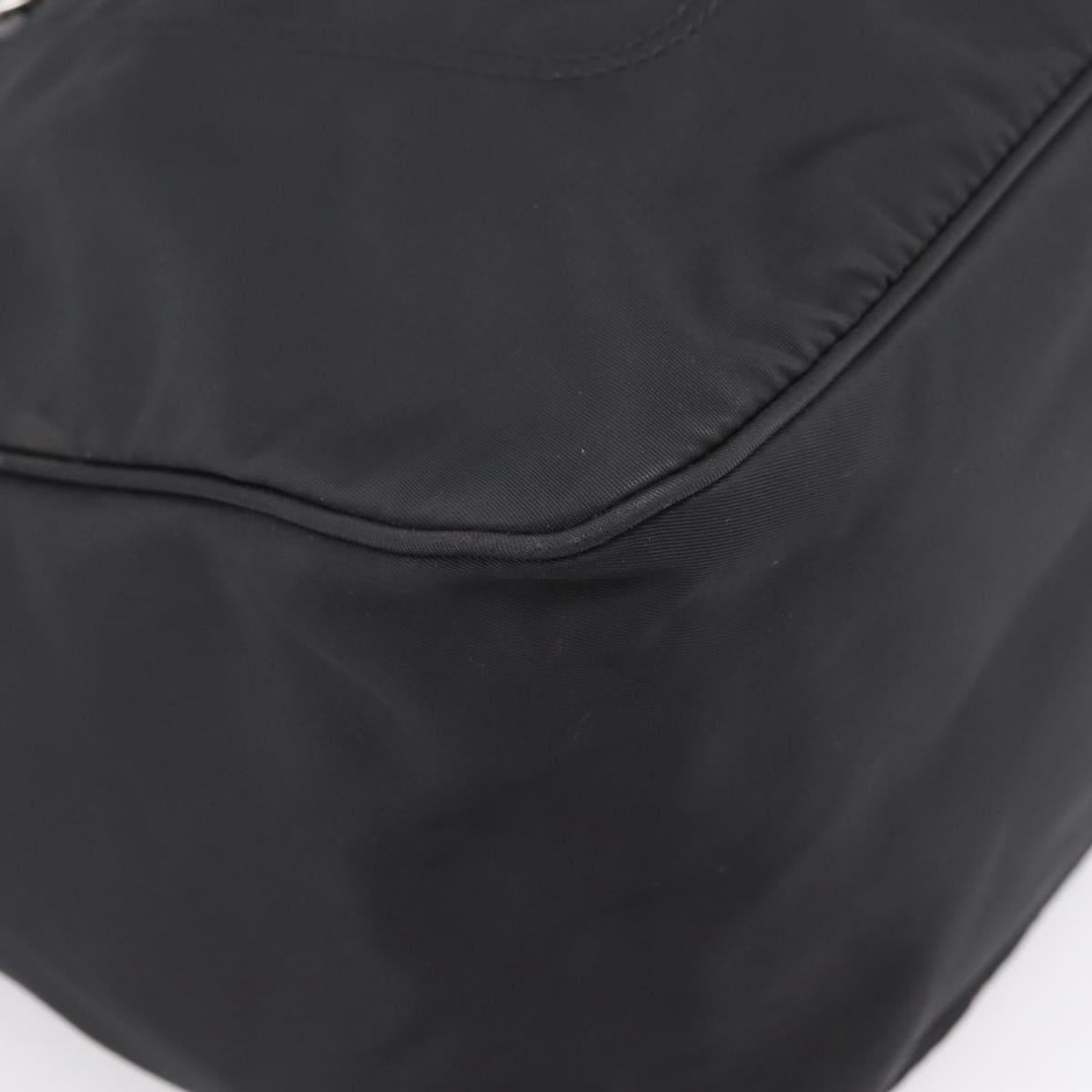 PRADA Shoulder Bag Nylon Black Silver Auth am12283V