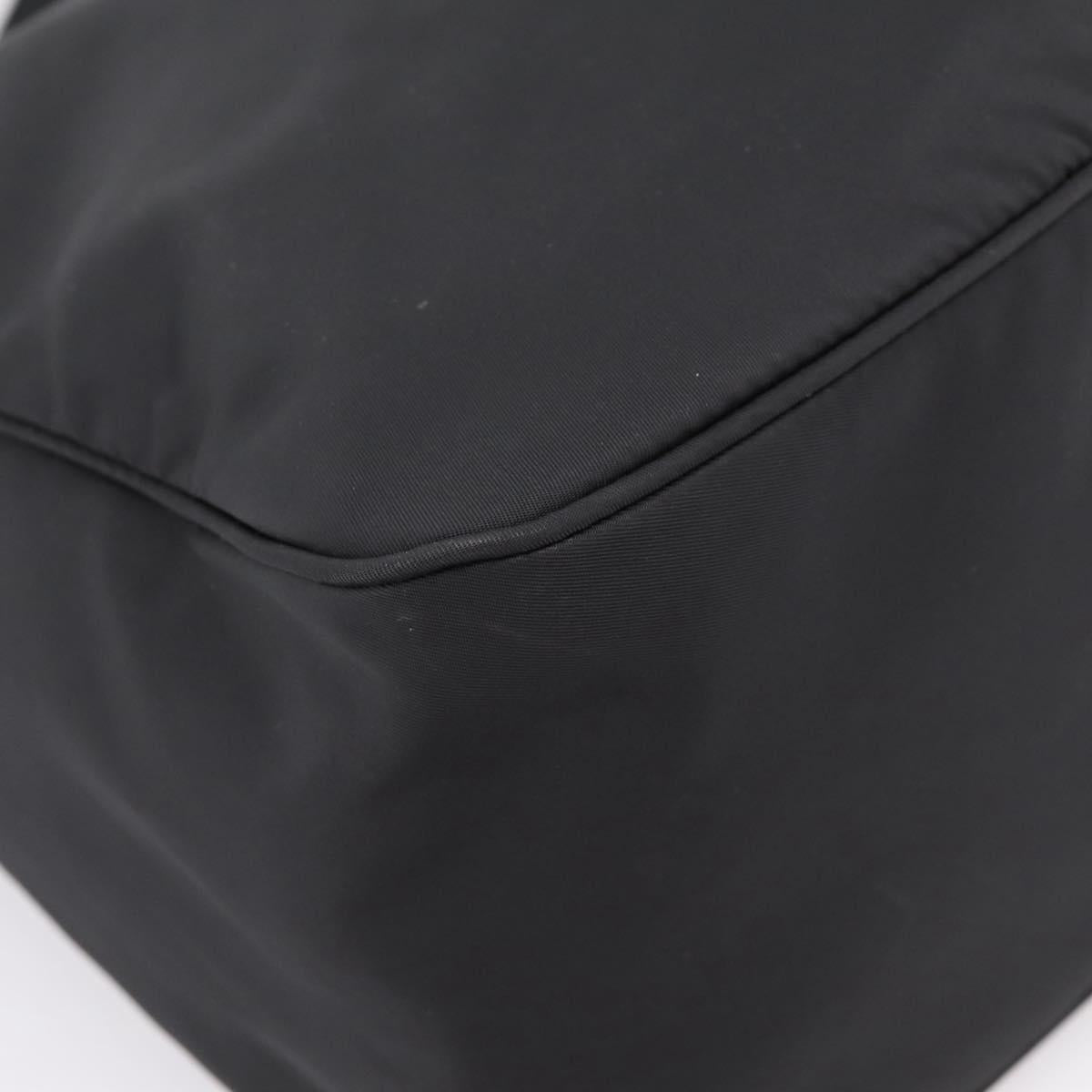 PRADA Shoulder Bag Nylon Black Silver Auth am12283V