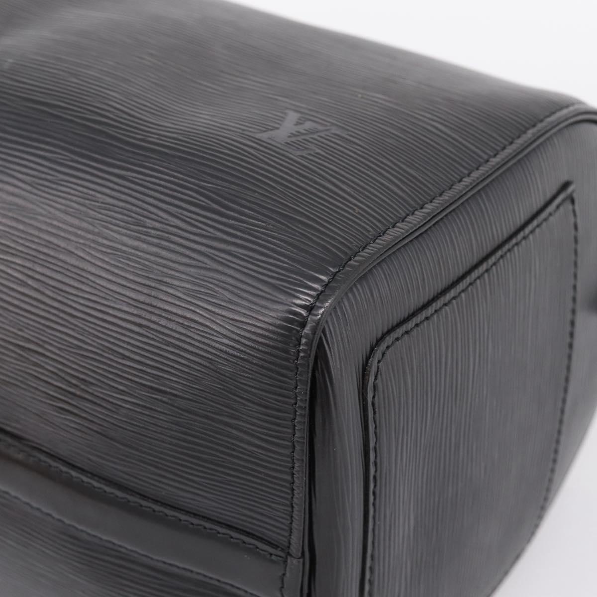 LOUIS VUITTON Epi Speedy 35 Hand Bag Noir Black M42992 LV Auth am12284V