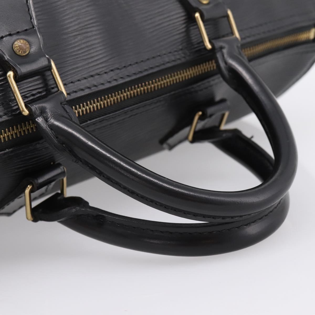 LOUIS VUITTON Epi Speedy 35 Hand Bag Noir Black M42992 LV Auth am12284V