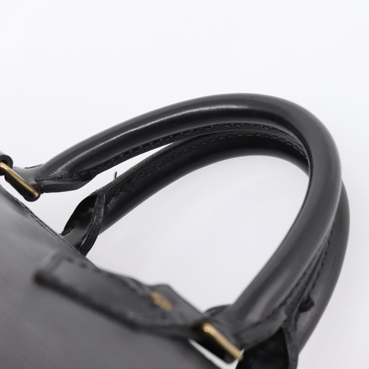 LOUIS VUITTON Epi Speedy 35 Hand Bag Noir Black M42992 LV Auth am12284V
