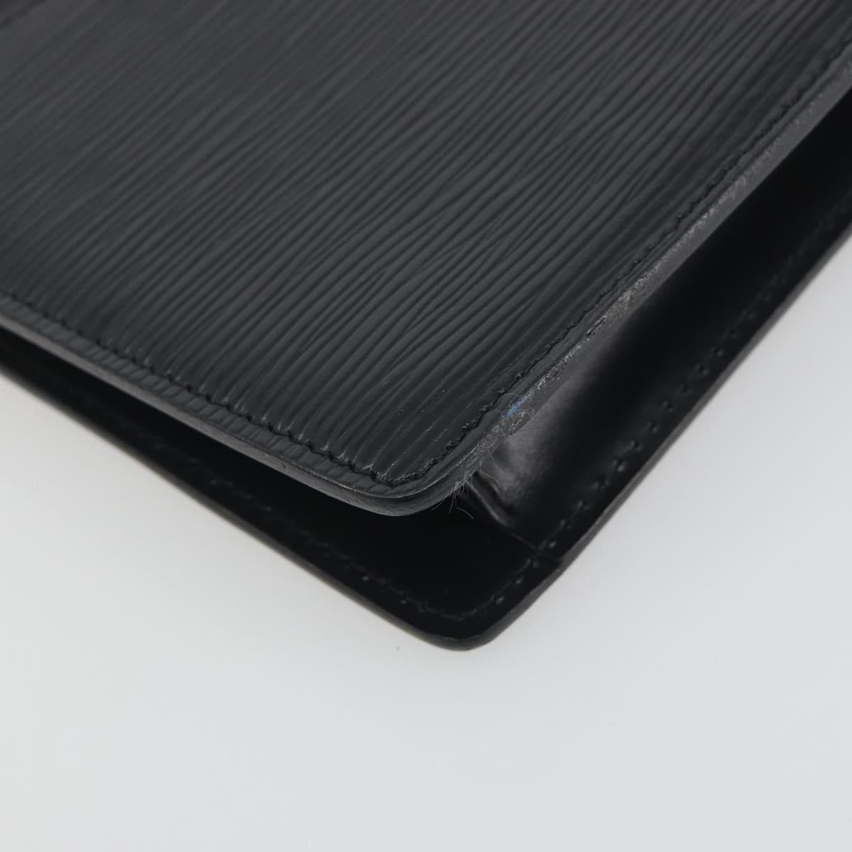 LOUIS VUITTON Epi Montaigne 23 Clutch Bag Black M52662 LV Auth am12285A
