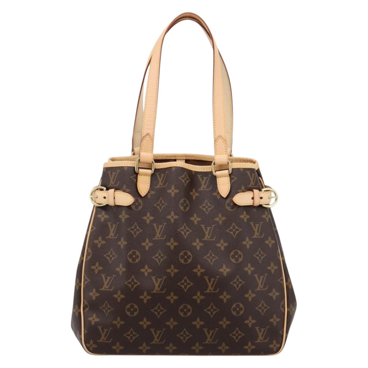 LOUIS VUITTON Monogram Batignolles Vertical Tote Bag M51153 LV Auth am12292V