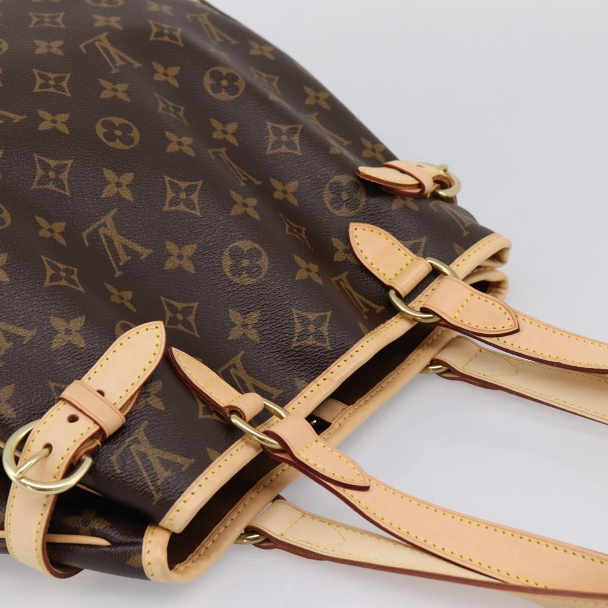 LOUIS VUITTON Monogram Batignolles Vertical Tote Bag M51153 LV Auth am12292V