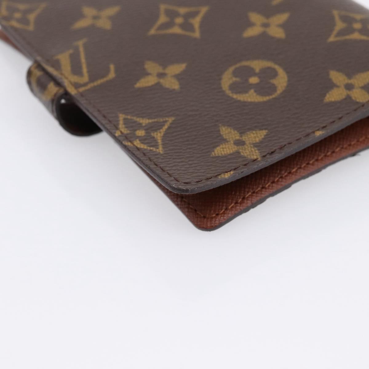 LOUIS VUITTON Monogram Agenda PM Day Planner Cover R20005 LV Auth am12293V