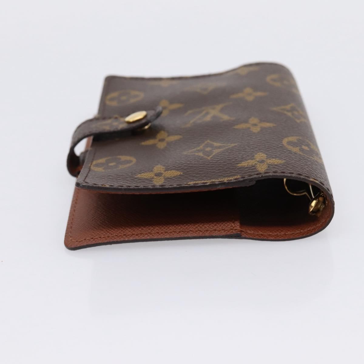 LOUIS VUITTON Monogram Agenda PM Day Planner Cover R20005 LV Auth am12293V