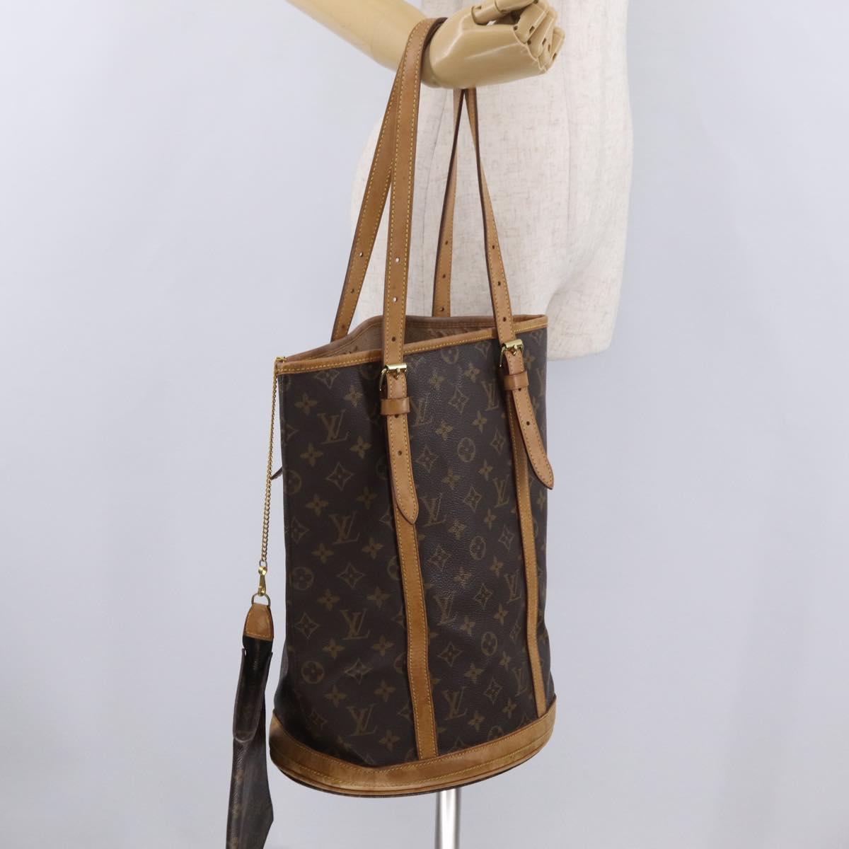 LOUIS VUITTON Monogram Bucket GM Shoulder Bag M42236 LV Auth am12300