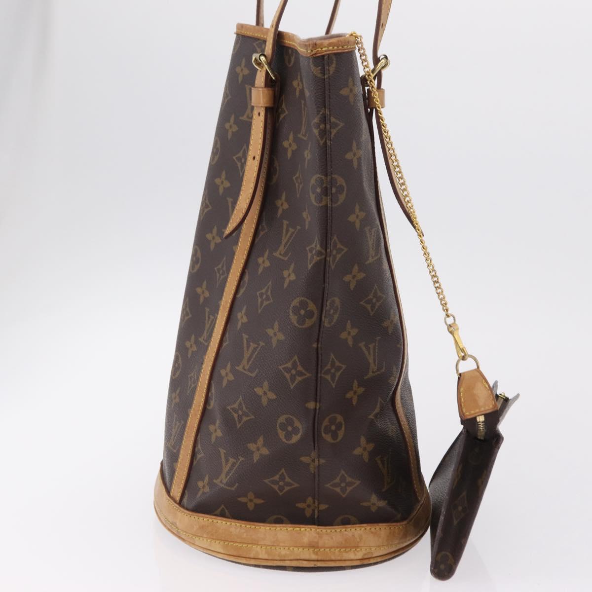 LOUIS VUITTON Monogram Bucket GM Shoulder Bag M42236 LV Auth am12300