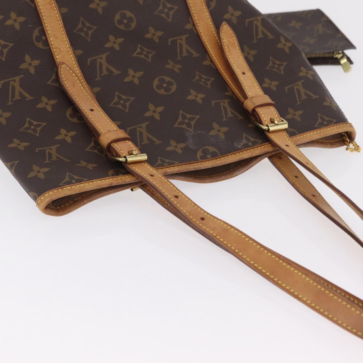 LOUIS VUITTON Monogram Bucket GM Shoulder Bag M42236 LV Auth am12300