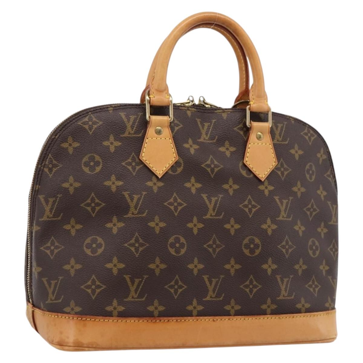 LOUIS VUITTON Monogram Alma Hand Bag M51130 LV Auth am12302A