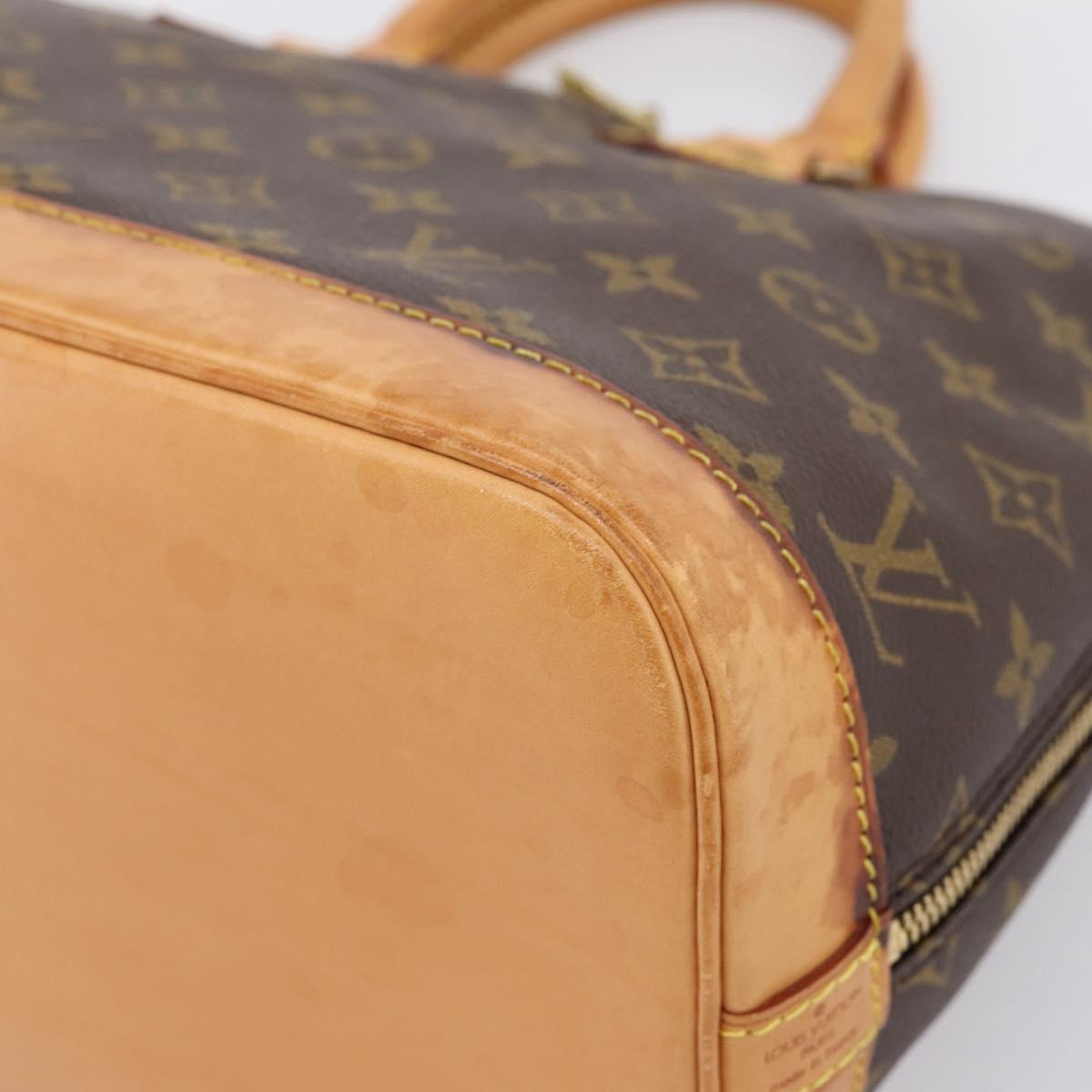 LOUIS VUITTON Monogram Alma Hand Bag M51130 LV Auth am12302A