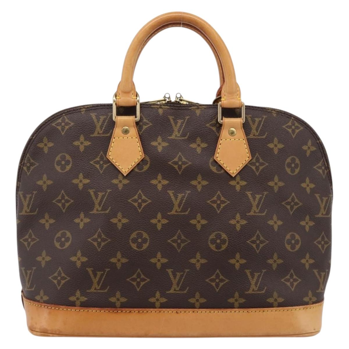 LOUIS VUITTON Monogram Alma Hand Bag M51130 LV Auth am12302A