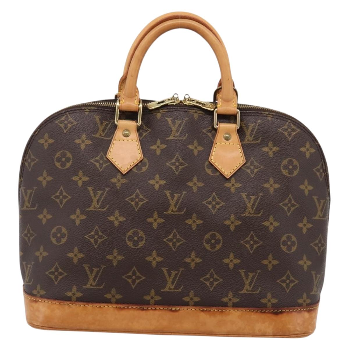 LOUIS VUITTON Monogram Alma Hand Bag M51130 LV Auth am12302A