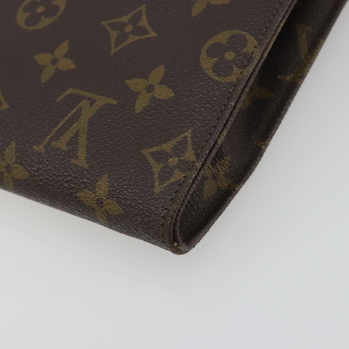 LOUIS VUITTON Monogram Envelope Clutch Bag USA limited LV Auth am12317A