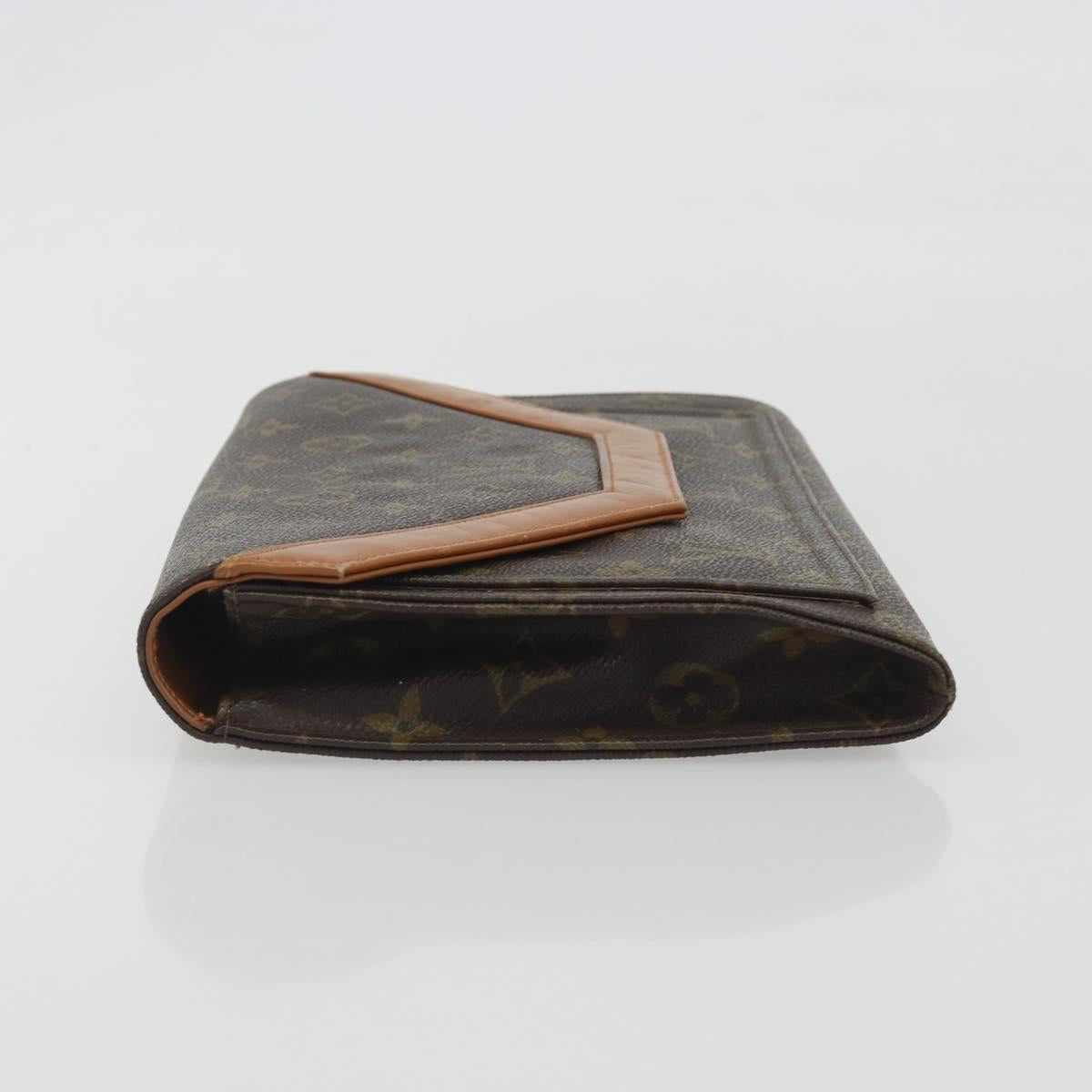 LOUIS VUITTON Monogram Envelope Clutch Bag USA limited LV Auth am12317A