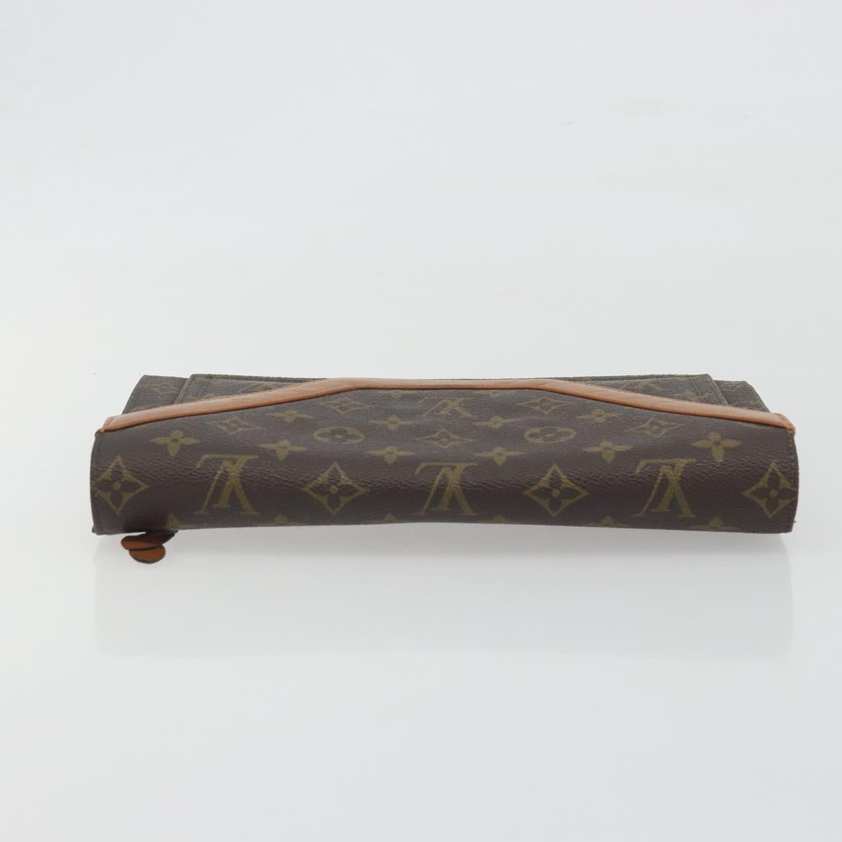 LOUIS VUITTON Monogram Envelope Clutch Bag USA limited LV Auth am12317A