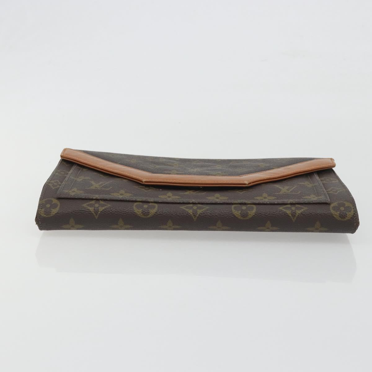 LOUIS VUITTON Monogram Envelope Clutch Bag USA limited LV Auth am12317A