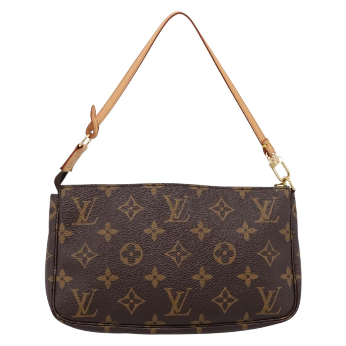 LOUIS VUITTON Monogram Pochette Accessoires Pouch M51980 LV Auth am12318V