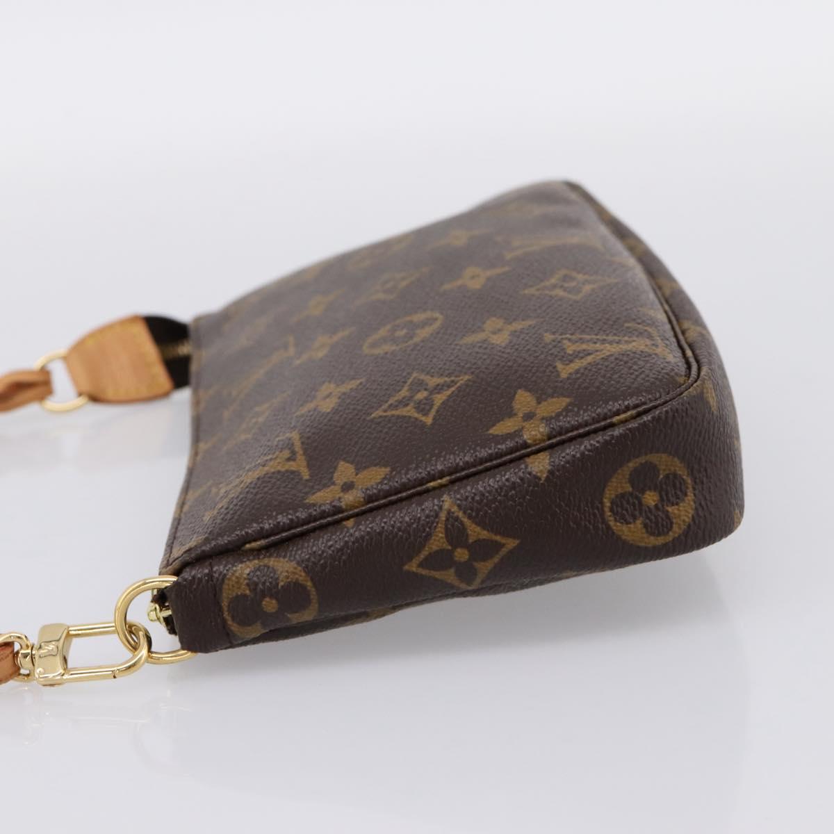 LOUIS VUITTON Monogram Pochette Accessoires Pouch M51980 LV Auth am12318V