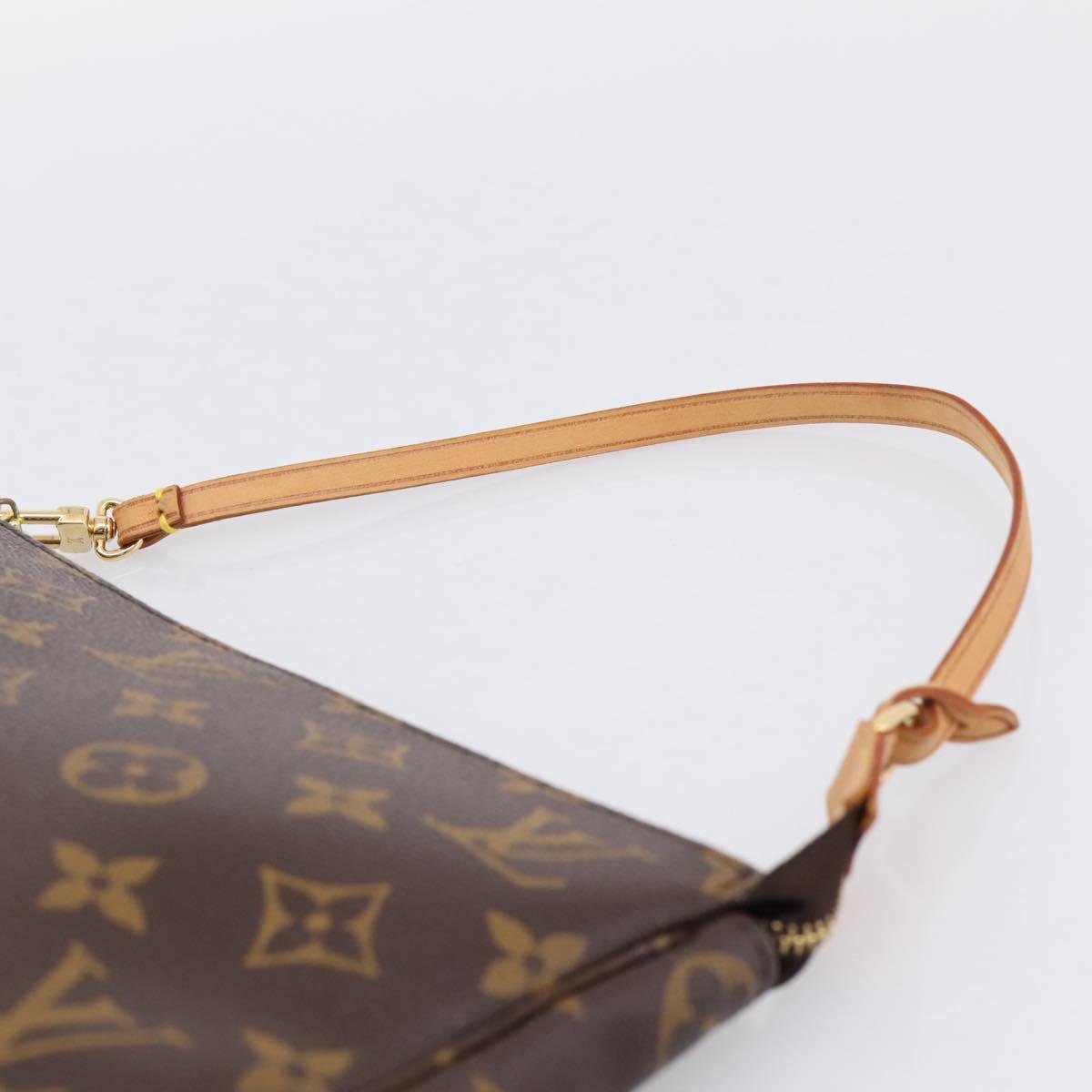 LOUIS VUITTON Monogram Pochette Accessoires Pouch M51980 LV Auth am12318V