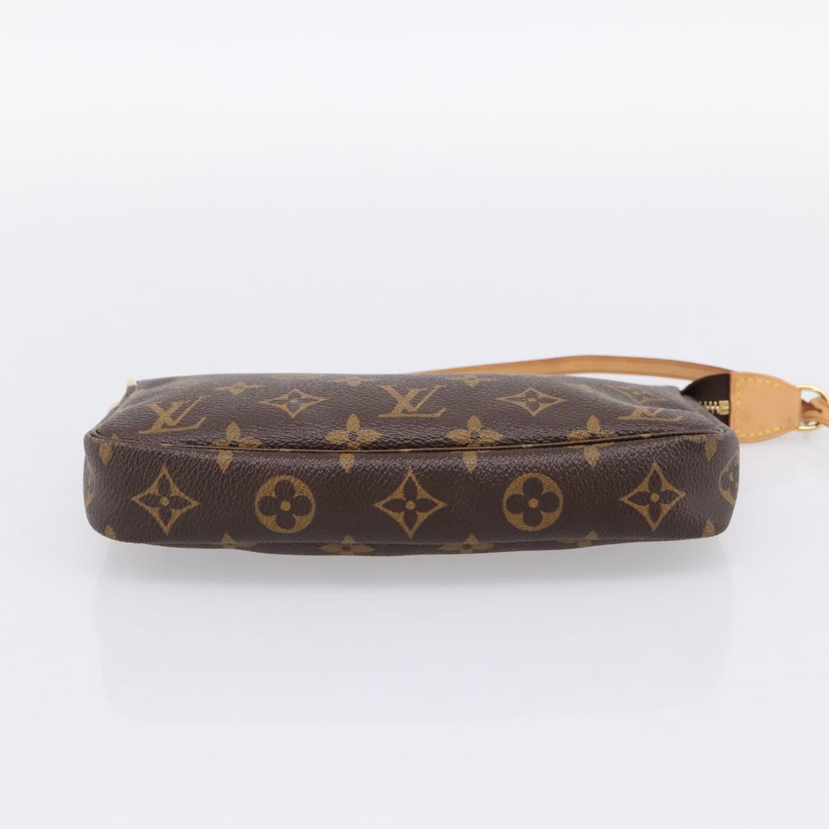 LOUIS VUITTON Monogram Pochette Accessoires Pouch M51980 LV Auth am12318V