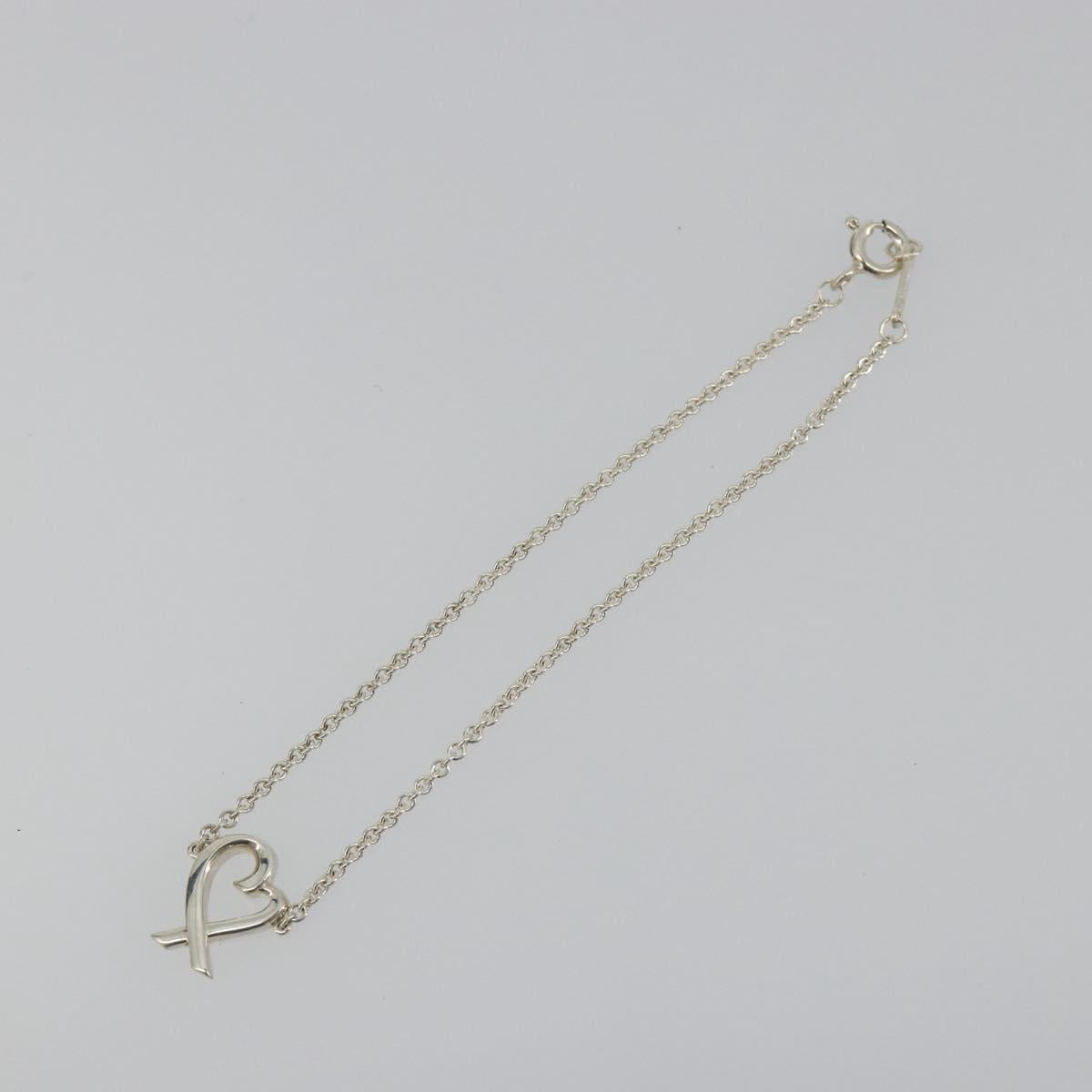 TIFFANY&Co. Loving Heart Bracelet Ag925 Silver Auth am12320M