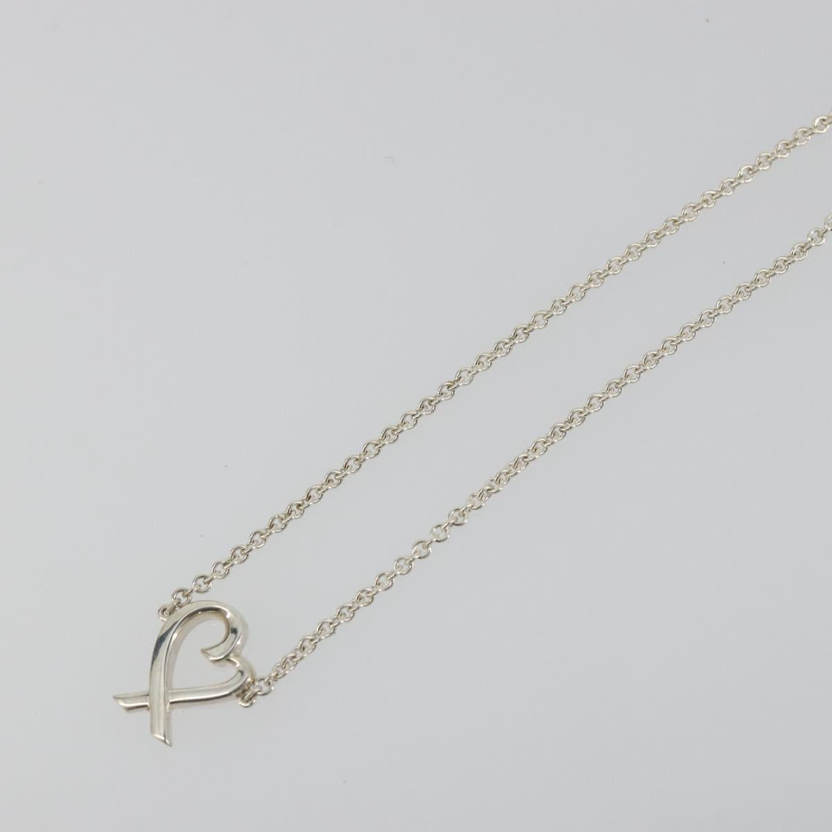 TIFFANY&Co. Loving Heart Bracelet Ag925 Silver Auth am12320M
