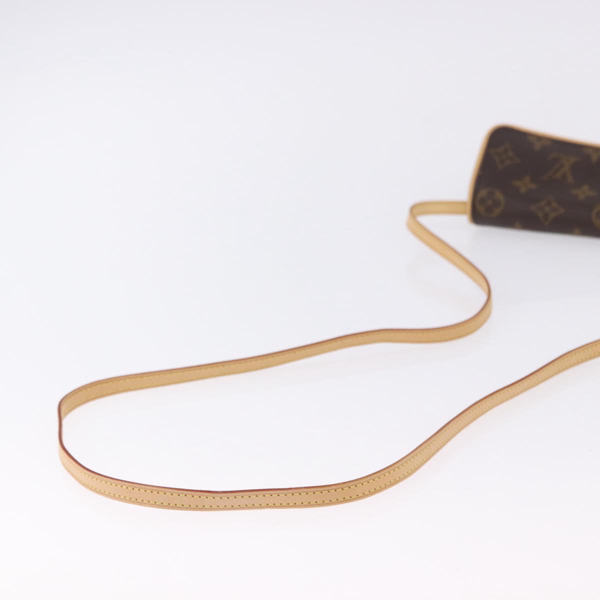 LOUIS VUITTON Monogram Pochette Twin PM Shoulder Bag M51854 LV Auth am12323V